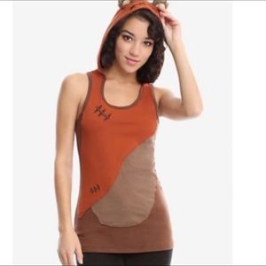 Her Universe Star Wars Ewok Hoodie Tank Top